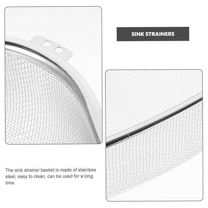 Triangle Sink Strainer Basket Household Kitchen Shelf Leftover Draining Rack