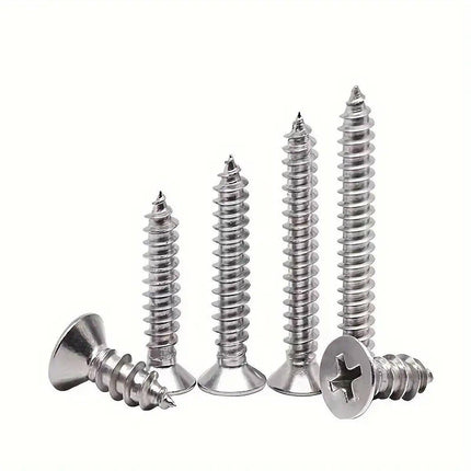 800Pcs M2 Kit Assorted  Self Tapping Screw Cross Flat Head