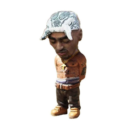New Rapper Star Cool Hip Hop Guy Ornaments Creative Desktop Statue Home Decorate - Aimall