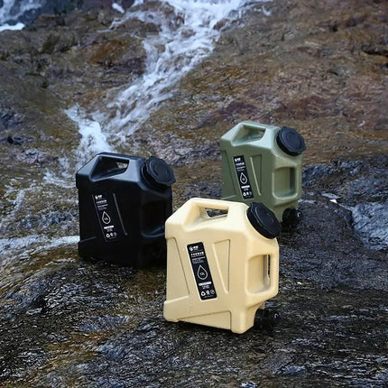 12L Portable Outdoor Camping Water Storage Bucket Tank for Pure Drinking Water