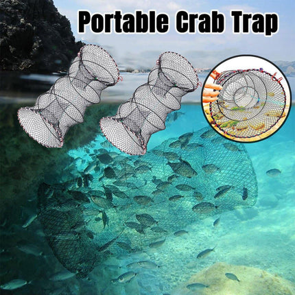 2PCS Shrimp Crab Lobster Fishing Net Fish Trap Cage for Carp Crucian Breeding