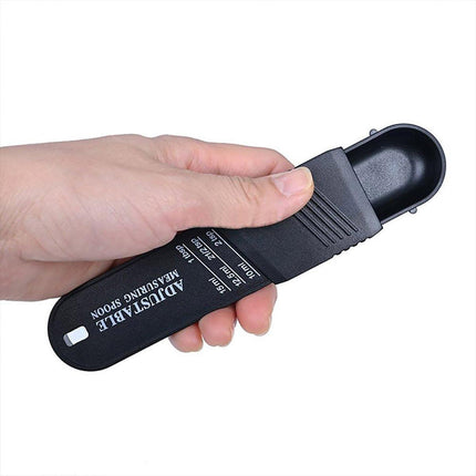 2PCS Adjustable ml Gram Plastic Measuring Spoon Scale Kitchen For Metering Spoon