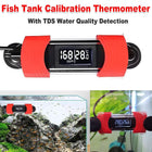 Calibrated Aquarium Thermometer Dual Display Fish Tank Temperature Screen