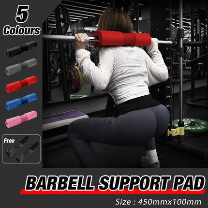 Squat Pad Barbell for Squats Lunges Hip Thrusts Neck Shoulder Protective Support - Aimall