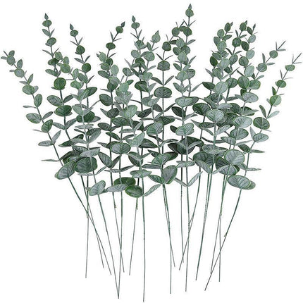 Artificial Eucalyptus Leaf Flowers Fake Green Plant Nordic Home Party Decor - Aimall