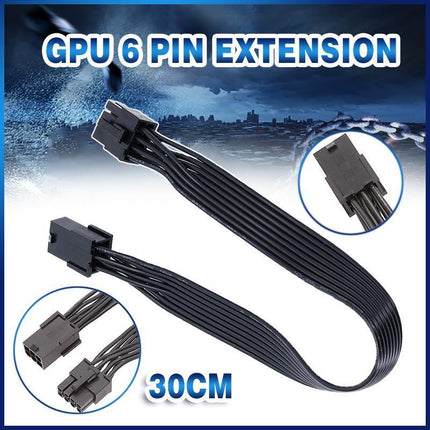 6 PIN PCIe male to Female extension Cable Converter for GPU Video Card - Aimall