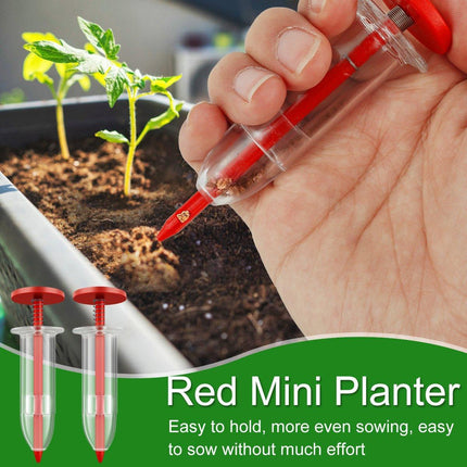 6PCS Garden Seeder Set Mini Seed Planting Tools Manual Seeder for Gardening