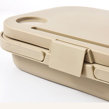 Outdoor Picnic Basket Camping Portable Handheld Storage Basket with Lid Foldable