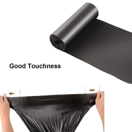 10Rolls Black Biodegradable Bin Liners Kitchen Garbage Bags 2.6GL,4GL,8GL,13GL - Aimall