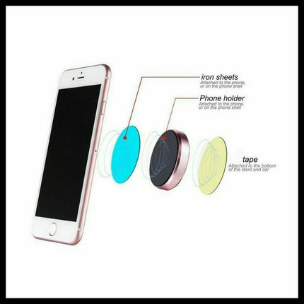 Universal Magnetic Magnet Dashboard Mobile Phone Holder Dash Car Mount Stand - Aimall