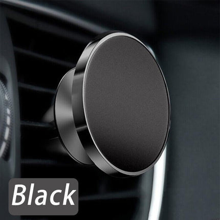 360 Degree Rotating Cell Phone Holder Car Magnetic Mount Air Vent Black Clip On - Aimall