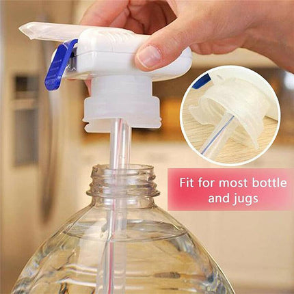 Magic Tap Automatic Electric Water Drink Milk Dispenser Beverage Spill Proof Blue - Aimall