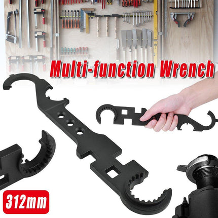 Outdoor Multi Tool Combination Wrencht 312mm Adjustable Repair Hand Tools