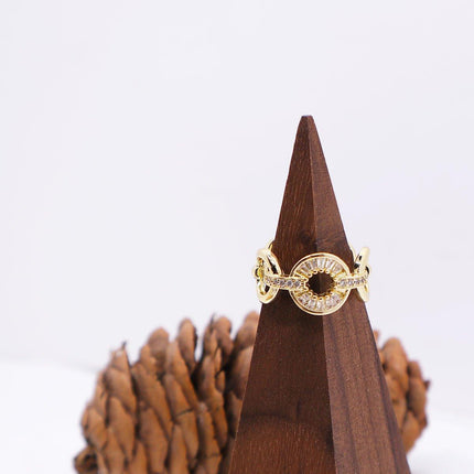 Adjustable Circle Ring Opening Fashion Jewellery Women Trendy Accessories