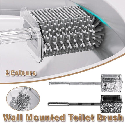 Corrugated Toilet Brush No Dead Angle Wall Hanging Toilet Cleaning Brush
