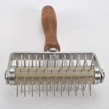 Stainless Steel Pizza Roller Wheel Hole Punch for Baking DIY Bread Baking Tool
