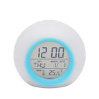 Blue-Round Alarm Clock