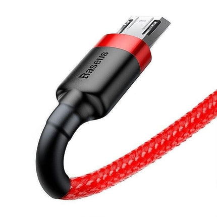 Baseus Micro USB 2.4A Fast Charging & Data Sync Cable Cord For Android Samsung 2PCS 2M - Aimall