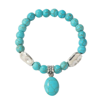 Turquoise Bracelet Adjustable Natural Stone Friendship Bracelets Gift