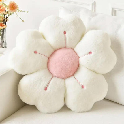 Flower Cushion Pillow Soft Butt Pad Comfortable Seat Cushion for Home and Office