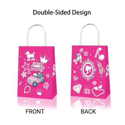 Barbie Kraft Bag With Rope