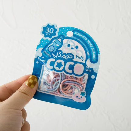 Colorful Small Hair Ties for Children's Hairstyles
