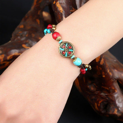 Vintage Ethnic Style Bracelet for Women Simple Weaving String Fashion Jewellery