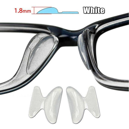 Silicone Anti-Slip Stick On Nose Pads for Eyeglass Sunglasses Glasses Clear - Aimall