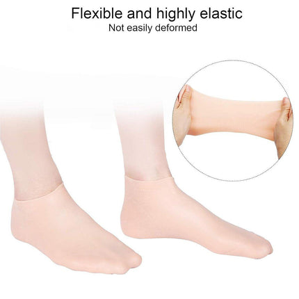 Silicone Protective Moisturizing Foot Cover Crack Resistant Softening Foot Cover