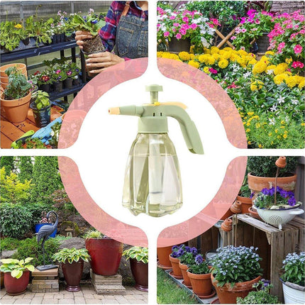 1.5L Handheld Spray Bottle for Plants Home Garden Watering Cleaning Pump Sprayer