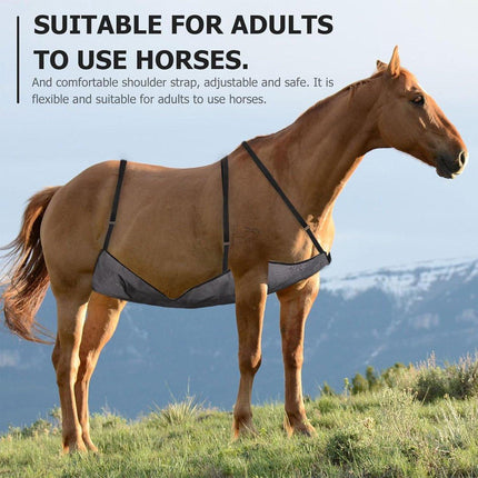 Horse Belly Cover Fly Mosquito Protection Anti Scratch Guard Netting Bag