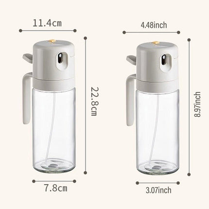 2 in1 Olive Oil Sprayer Dispenser Cooking Baking BBQ Spray Bottle Kitchen Tool