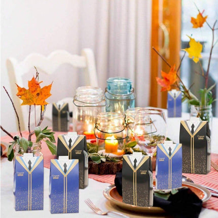 100pcs Graduation Cap Gift Boxes Paper Bachelor Party Favor Packaging Boxes