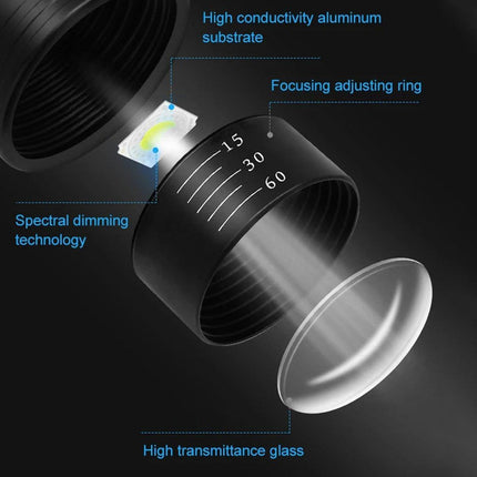Fish Tank Clamp Light Special Focus Aquarium Lamp for Viewing Landscape Lighting