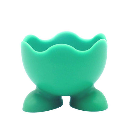 7PCS Breakfast Serving Cups Holders Set Boiled Egg Kitchen Silicone Egg Cup