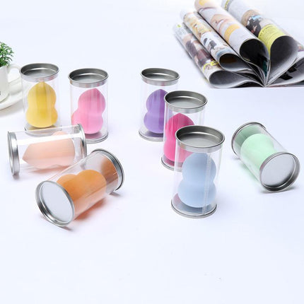 12XBeauty Makeup Sponge Puff Gourd-Shaped Latex Powder Puff Concealer Foundation - Aimall