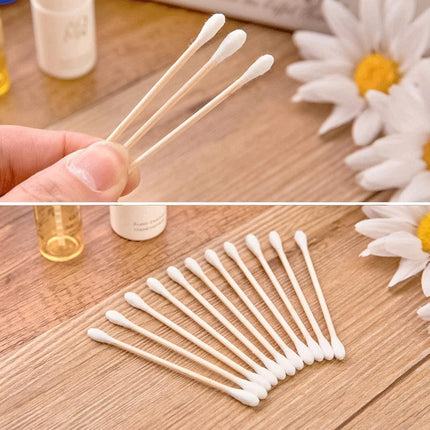 50 Hotel Guesthouse Cotton Swab Packs Disposable Ear Cleaning Kits Travel
