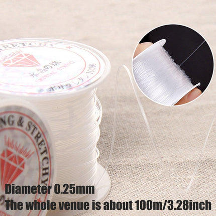 5pcs Aquarium Moss Binding Line 0.25mm Transparent Fishing Line for Plant Tank