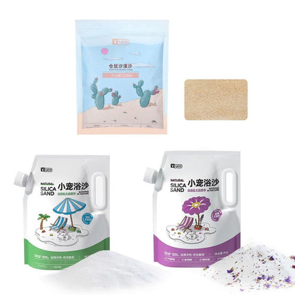 Hamster Bath Sand Set Low Dust Urine Sand Deodorizing Toilet Golden Bear Product