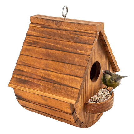 Hanging Wooden Birdhouse Outdoor Bird Shelter for Garden Backyard Decoration
