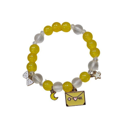 Cute Cartoon Style Beaded Bracelet Kawaii Fashion Student Friendship Jewelry AU - Aimall