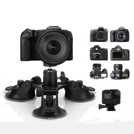 Sports Camera Accessories Three Legged Car Suction Cups Mounting Tool for Camera