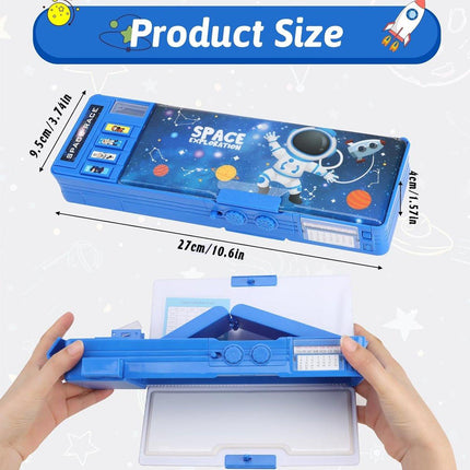 Astronaut Multifunctional Pencil Case for Stationery School Supplies Organiser