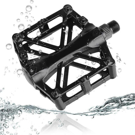 Bike Pedals Alloy Mountain Road MTB Colored Bicycle Nonslip Cycling Pedals 9/16" - Aimall