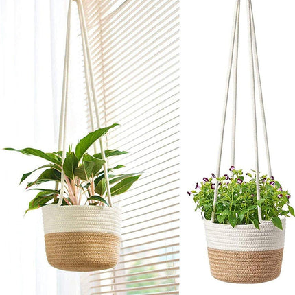 Hanging Storage Basket Wall Planter Decorative Hanging Basket for Plants Storage