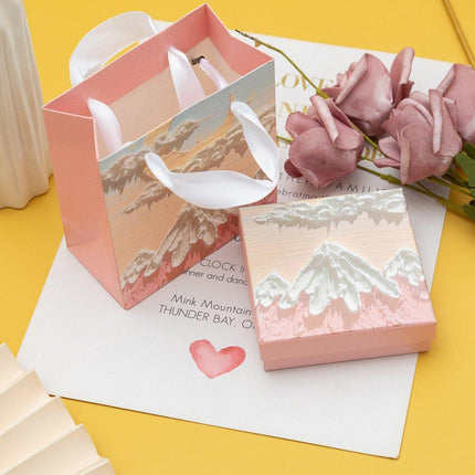20PCS Jewelry Boxes Ring Necklace Bracelet Earring Gift Packaging with HandleBag