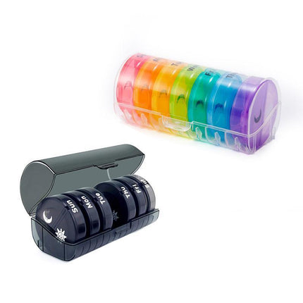 7 Day Weekly Case Dispenser Medicine Tablet Organizer Storage Container Pill Box - Aimall