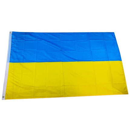 150x90cm Large Ukraine Flag 5*3FT Ukrainian National Outdoor Banner 2 Eyelets - Aimall
