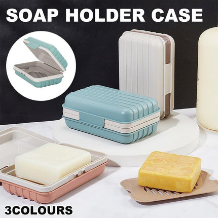 3PCS Soap Holder Travel Soap Container Portable Bar Soap Case Leakproof Soap Box