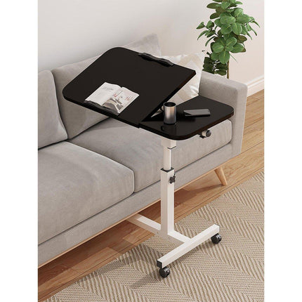 Adjustable Folding Computer Desk Stand Floor-Standing Movable Bedside Table